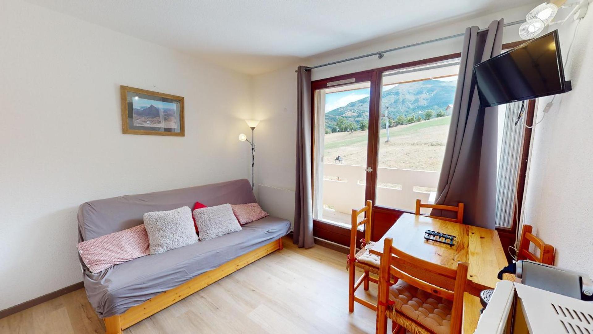 Studio 4 Pers Le Sauze Pied Des Pistes De Ski Enchastrayes ภายนอก รูปภาพ